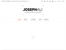 Tablet Screenshot of josephali.com